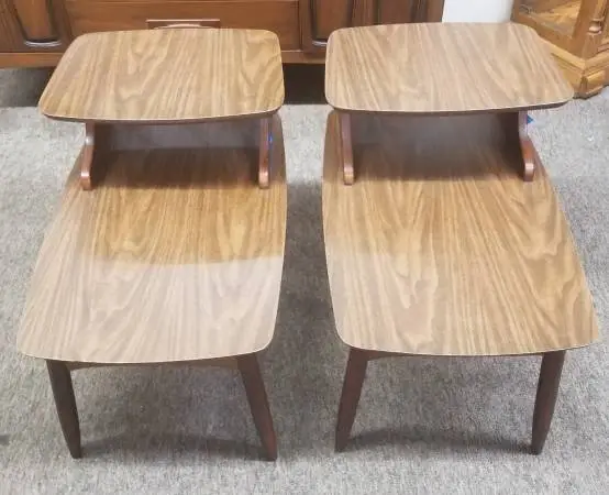 Pair of Mid Century End / Side Tables
