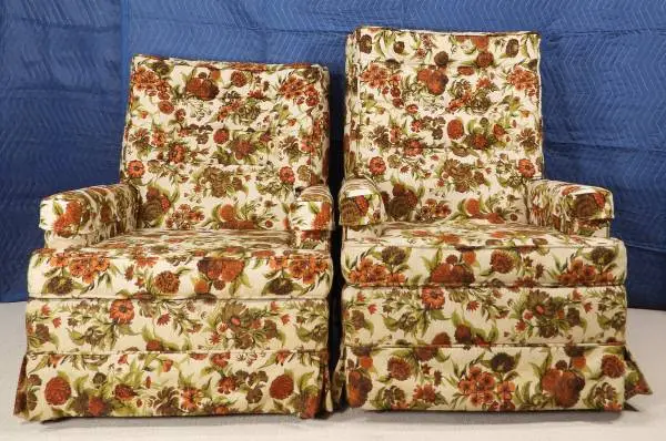 Vintage His & Hers Club Chairs Made in Cape Girardeau