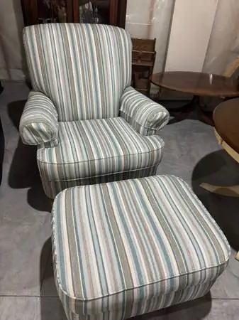 Chair and ottoman