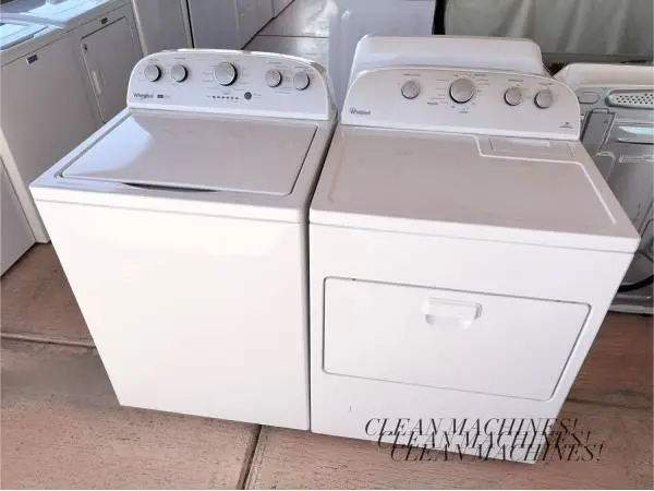 Whirlpool Removeable Agitator 2in1 Washer and Steam Gas Dryer CLEAN MACHINES!