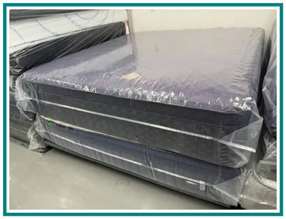 KING SIZE PURPLE REJUVENATE ROYALE MONARCH MATTRESS & BOX SPRINGS BED