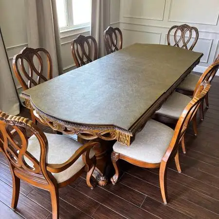 BROWN DINNER TABLE
