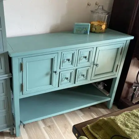 Blue Green Sideboard