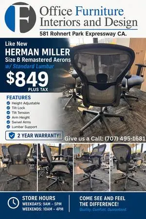 Herman Miller Remastered Aerons in Qty *READ DESCRIPTION*