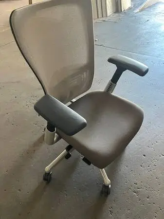 Haworth Zody Task Chairs-Brn-Beige