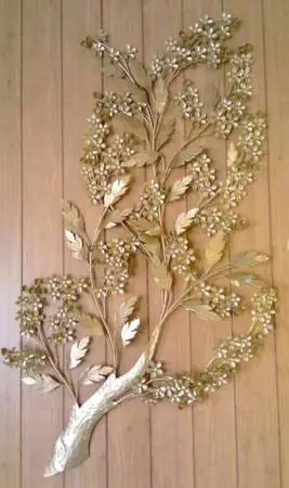 Mid Century Wall Art - Big Metal Sculpture From 1970s