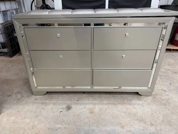 Bedroom set and tv and couches