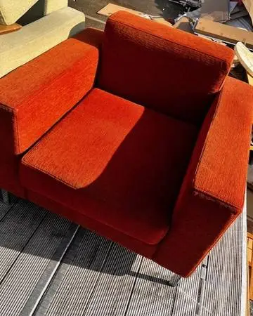 Single Lounges (square shapes) Blue, Mint, Orange, lite yellowish
