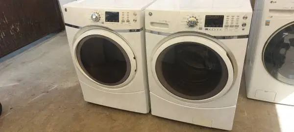 GE Front Load Washer And Gas Dryer