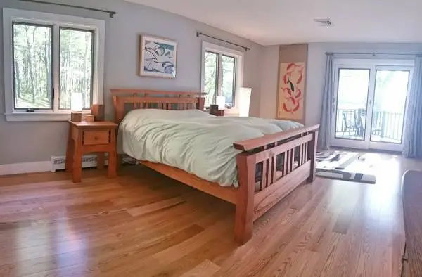 Solid Cherry Shinto king bed