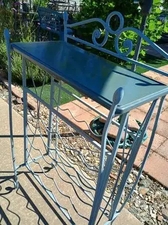 Wrought iron Wine rack,