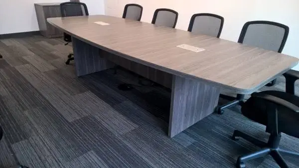 *9 Colors New 10ft Racetrack Shaped Conference Tables w/Power Mod opt