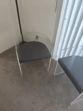 Acrylic chairs