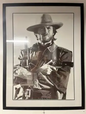 Clint Eastwood Poster Professionally Framed