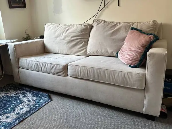 Almost new West Elm Henry sofa