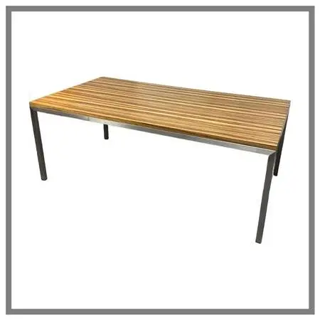 Room & Board Parsons Zebrawood Dining Table