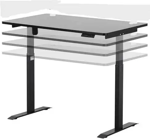 *1 NEW 72w Light Gray Height Adjustable Motor Sit Stand Desk