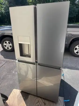 GE Refrigerator 4 door stainless steel steel