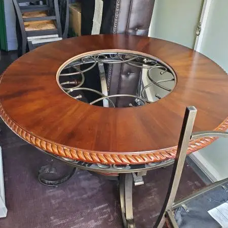 Dining Room Table And Chairs Ashley Furniture Round Was $1200
