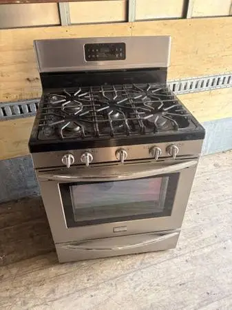 Frigidaire Gas Range Stainless Steel 5 Burners