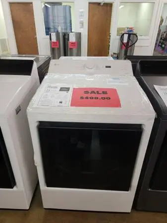 LG 7.3 Cu Ft Smart Electric Dryer with Sensor Dry Alpine White Model DLE8200W