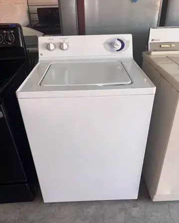 White GE Washer