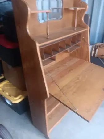 Old oak desk