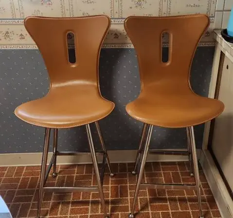 Two bar stools