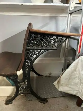Antique School Desk