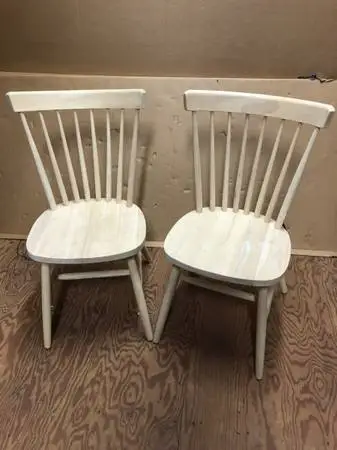 Unfinished Copenhagen Side Chairs - Pair