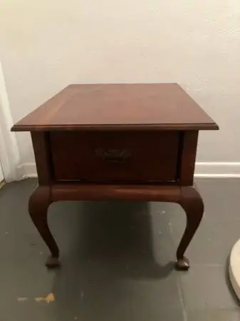 Vintage Custom End Table with Drawer