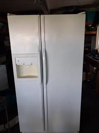 G.E. side by side refrigerator