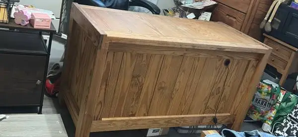 Vintage This End Up Solid Pine Desk - Ultra Sturdy
