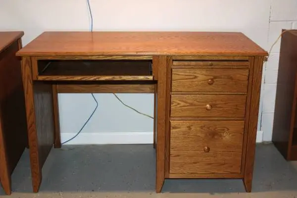 Computer Desk and Extra Storage Unit