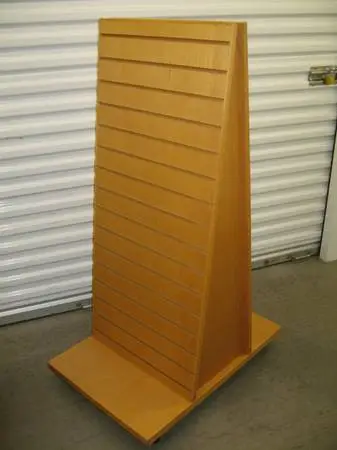 CGW Double Sided ROLLING Display Unit on Wheels, Nice!