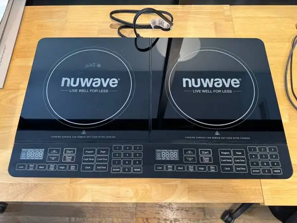 NuWave Double Precision Induction Cooktop (1800W Portable Burner)