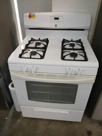 Kenmore white gas stove