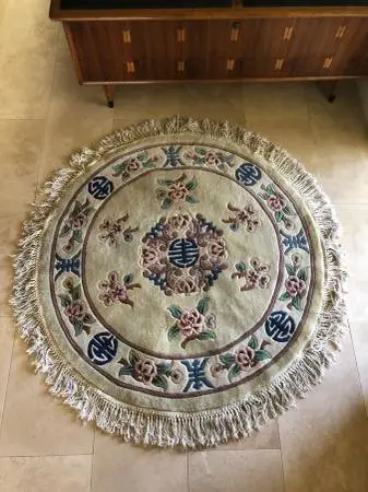3 Vintage Plush Wool Area Rugs