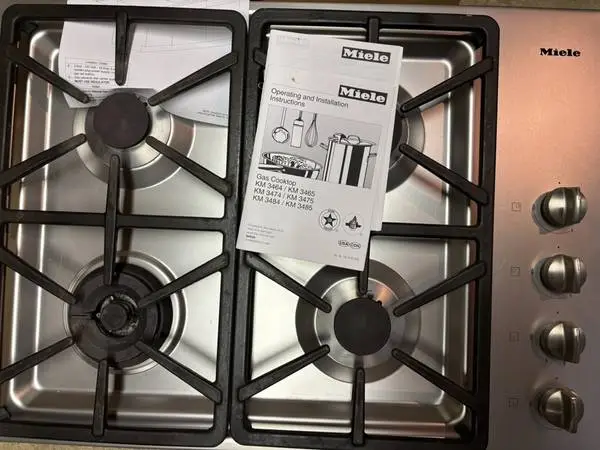 Miele Gas Drop In Cooktop / Stove top model KM3464G