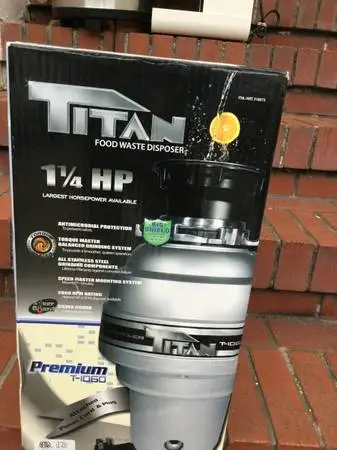 Titan Waste Disposal New in Box 1-1/4hp New in Box