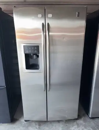 GE Stainless Steel Refrigerator And Freezer
