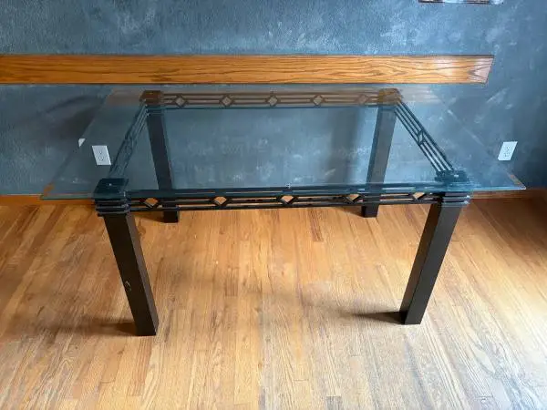 Glass table