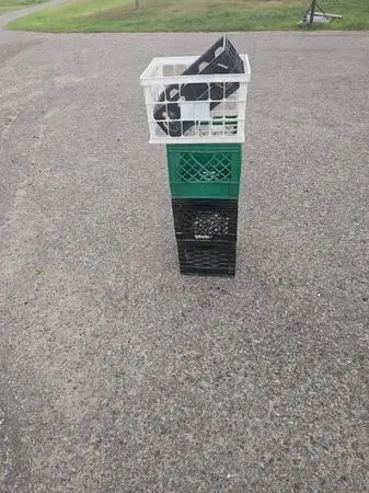 STORAGE CRATES FIVE CRATES ALL FOR $10 (CHEBOYGAN)