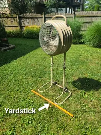 Vintage 1940s 1950s Westinghouse Mobilaire Floor Fan Working Model 16MA2 4 Bla