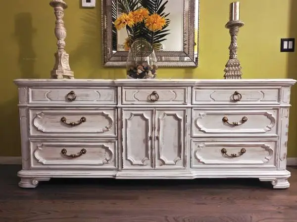 THOMASVILLE DRESSER VANITY 9 DRAWERS SOLID WOOD