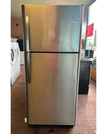 Refrigerator Frigidaire Top Freezer in Stainless Steel
