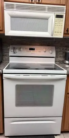Whirlpool Gold Electric Oven & Microwave for sale