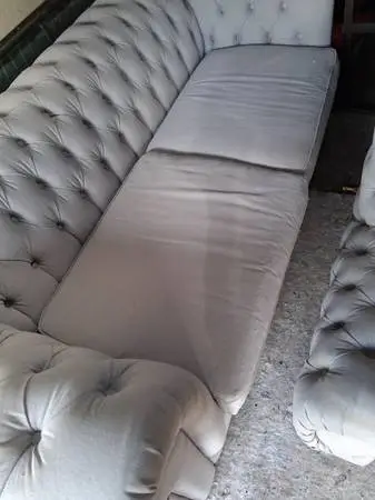 loveseat and ottoman gray color
