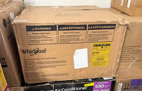 14,000 BTU (DOE) 230-Volt Through-The-Wall Air Conditioner Cools 700sq