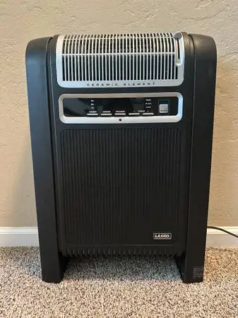 Lasko 760000 Cyclonic Ceramic Heater, Black